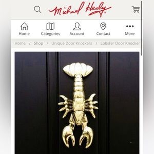Michael Healey Lobster Door Knocker